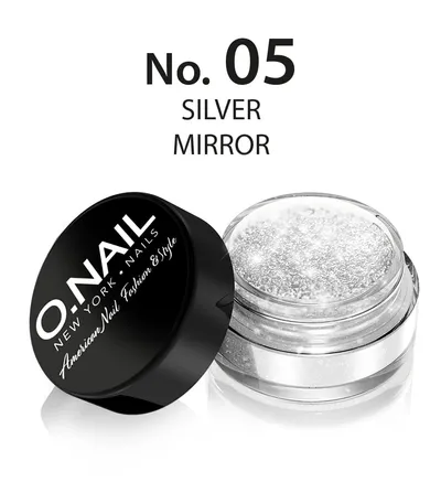 O.Nail No.05 Silver Mirror (Metaliczny pyłek do paznokci)
