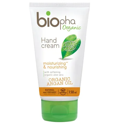 BIOpha Organic Nawilżający krem do rąk z olejem arganowym