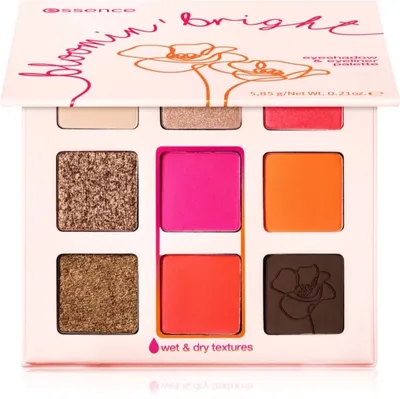 Essence Bloomin' Bright,  Eyeshadow Palette (Paleta cieni do powiek)