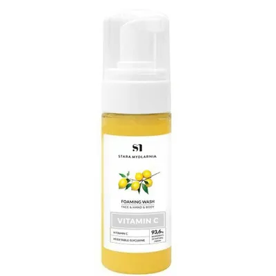 Stara Mydlarnia Eco Receptura, Vitamin C, Pianka do mycia twarzy, rąk i ciała z witaminą C