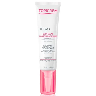 Topicrem Hydra+, Radiance Eye Contour (Rozjaśniający krem do okolic oczu przeciw cieniom pod oczami)