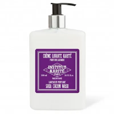 Institut Karite Shea Crem Wash Lavender (Kremowe mleczko pod prysznic z masłem Shea o zapachu lawendy)