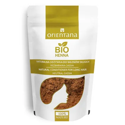 Orientana Bio Henna do włosów długich `Bezbarwna`