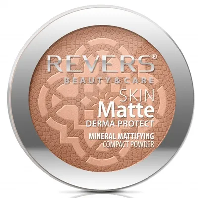 Revers Cosmetics Skin Matte Derma Protect Compact Powder (Puder prasowany)