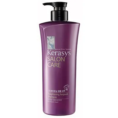 Kerasys Salon Care, Straightening Ampoule Shampoo (Wygładzający szampon do każdego rodzaju włosów)