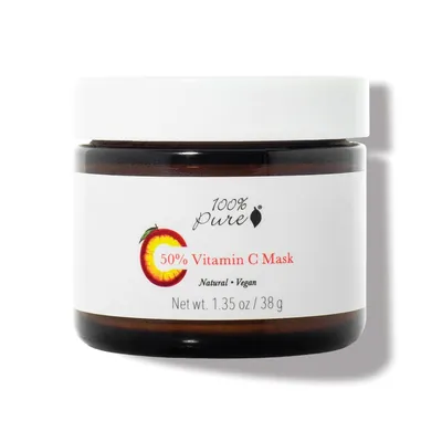 100% Pure 50% Vitamin C Mask (Rozświetlająca maska z witaminą C)