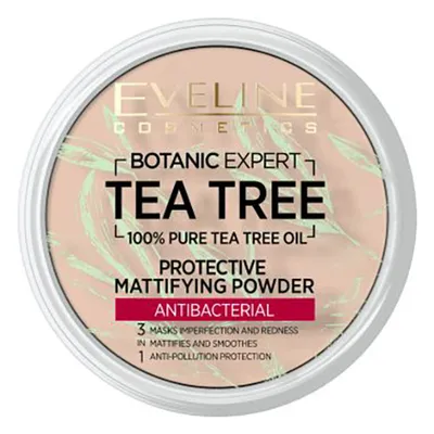 Eveline Cosmetics Tea Tree, Protective Mattifying Powder (Matujący i ochronny puder antybakteryjny)