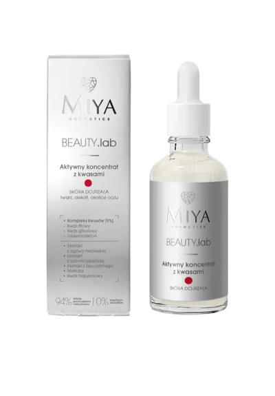 Miya Cosmetics Beauty.LAB,Aktywny koncentrat z kwasami do skóry dojrzałej