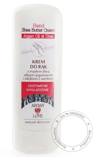 Argan My Love Krem do rąk z masłem shea, olejem arganowym i olejkiem z werbeny