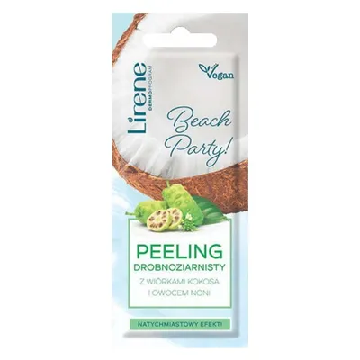 Lirene Dermoprogram Peeling drobnoziarnisty z wiórkami kokosa i owocem noni `Beach Party!`