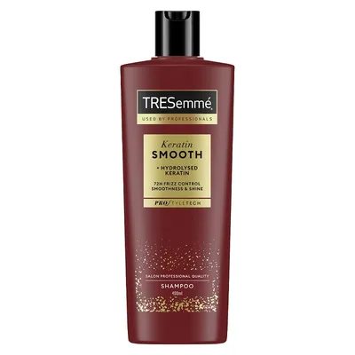 TRESemme Keratin Smooth, Shampoo (Wygładzający szampon do włosów puszących się i pozbawionych blasku (nowa wersja))