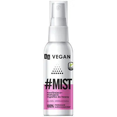 AA Vegan, #Mist Nawilżająco - matująca mgiełka do twarzy