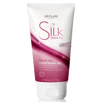 Oriflame Silk Beauty, Shave Gel (Żel do golenia z proteinami jedwabiu i olejkiem z wiesiołka)