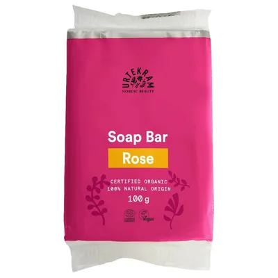 Urtekram Rose, Soap Bar (Mydło w kostce `Róża`)