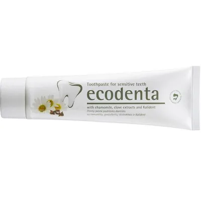 Ecodenta Toothpaste for Senstive Teeth (Pasta do zębów wrażliwych z rumiankiem, goździkiem i kalident)