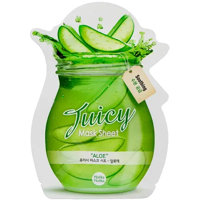 Holika Holika Juicy Mask Sheet `Aloe` (Maska w płacie łagodząca)