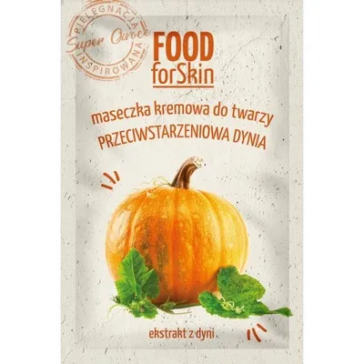 Marion Food for Skin, Kremowa maseczka przeciwstarzeniowa `Przeciwzmarszczkowa dynia`