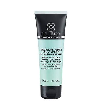 Collistar Total Moisture Non-Stop 24Hrs, Face & Eye Contour Gel (Mocno nawilżający krem do twarzy)
