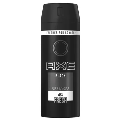 AXE Black, 48h Fresh Deodorant and Body Spray (Dezodorant w aerozolu dla mężczyzn)
