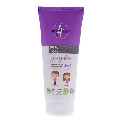 4Organic Szampon i żel do mycia dla dzieci 2 w 1 `Jeżynka`