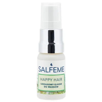 Salfeme Happy Hair, Lukusowy eliksir do włosów zapobiegający rozdwajaniu i łamliwości