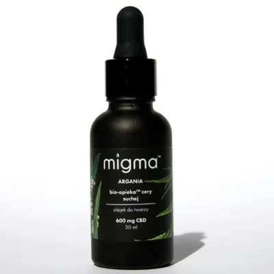 Migma Bio-opieka cery suchej, Olejek do twarzy z CBD `Argania`