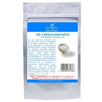 Biocosmetics Sól z Morza Martwego do kąpieli i peelingu