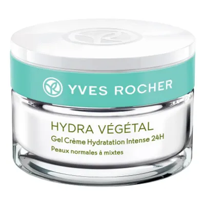 Yves Rocher Hydra Vegetal, 24H Intense Hydrating Gel Cream (Żel - krem intensywnie nawilżający 24h)