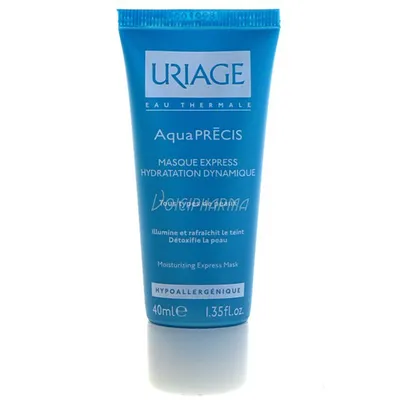 Uriage Aquaprecis, Masque Express Hydration Dynamique [Express Moisturizing Mask] (Maseczka intensywnie nawilżająca)