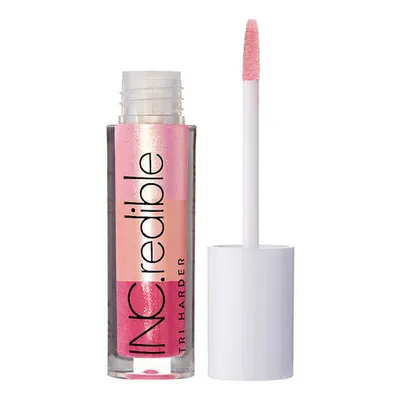 INC.redible Tri Harder Rainbow Lip Gloss (Błyszczyk trzykolorowy z drobinkami)