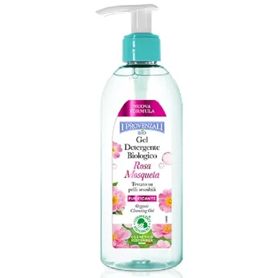 I Provenzali Rosa Mosqueta, Latte Viso Detergente (Żel do twarzy oczyszczający)