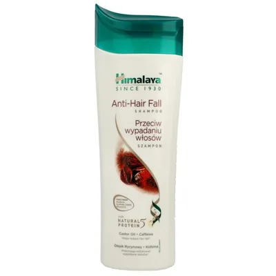 Himalaya Herbals Anti Hairfall Shampoo with Caffeine & Castor Oil (Szampon przeciw wypadaniu włosów z kofeiną i rycyną)