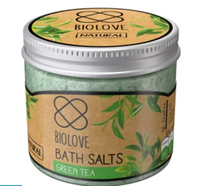 Biolove Green Tea, Bath Salts (Sól do kąpieli `Zielona herbata`)