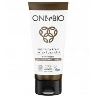 OnlyBio Naturalny krem do rąk i paznokci  nawilżający