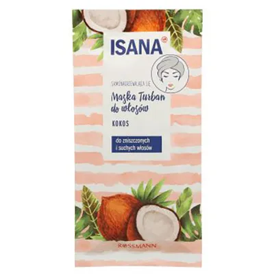 Isana Haarmaske Kokos (Maska do włosów turban `Kokos`)