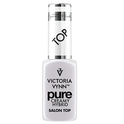 Victoria Vynn Pure, Creamy Hybrid, Salon Top (Top do kremowego lakieru hybrydowego)