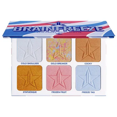 Jeffree Star Brainfreeze Skin Frost Pro Palette (Paleta rozświetlaczy)