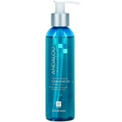 Andalou Naturals Clean Skin, Cleansing Gel with Citrus & Kombucha (Żel do mycia twarzy z kombuczą i cytrusami)