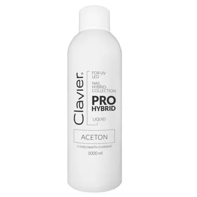 Clavier Pro Hybrid, Liquid Aceton (Aceton kosmetyczny do ściągania lakieru hybrydowego)