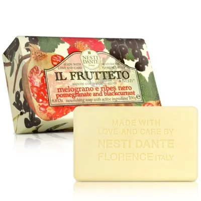 Nesti Dante Il Frutteto, Pomegranate & Blackcurrant Natural Soap (Naturalne mydło toaletowe `Granat & czarna porzeczka`)
