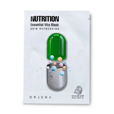 Orjena Nutrition Essential Vita Mask Skin Refreshing (Nawilżająca maska w płachcie `Witaminy i rumianek `)