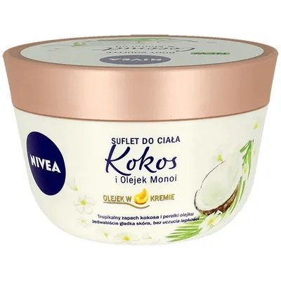 Nivea Body Souffle Coconut and Monoi Oil (Olejek w kremie, Suflet do ciała ` Kokos i olejek monoi`)