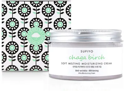 Supiyo Soft Melting Moisturizing Cream Chaga Birch (Orzeźwiający krem głęboko nawilżający)