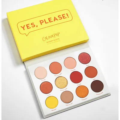 ColourPop Yes, Please!, Pressed Powder Shadow Palette (Paleta 12 cieni do powiek)