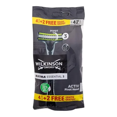 Wilkinson Sword ,Extra Essential 3 Activ Pivot (Jednorazowe maszynki do golenia)