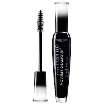 Bourjois Push Up Volume Glamour Black Serum Mascara (Ultraczarny tusz do rzęs)