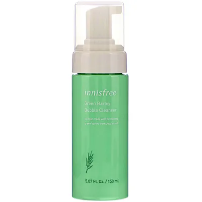 Innisfree Green Barley, Bubble Cleanser (Pianka do mycia twarzy z zielonym jęczmieniem)