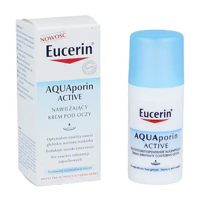 Eucerin Aquaporin Active, Nawilżający krem pod oczy