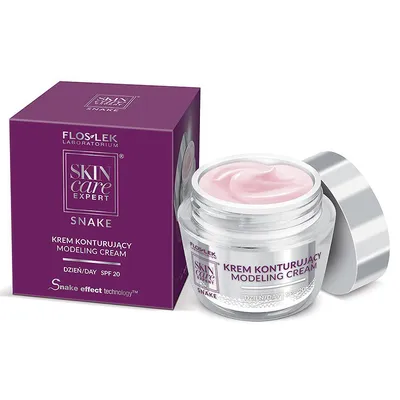 Floslek Skin Care Expert Snake, Krem konturujący na dzień
