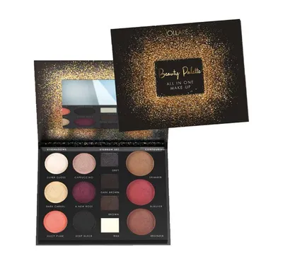 Vollare Cosmetics Beauty Palette All In One Make Up (Paleta z zestawem do makijażu twarzy)